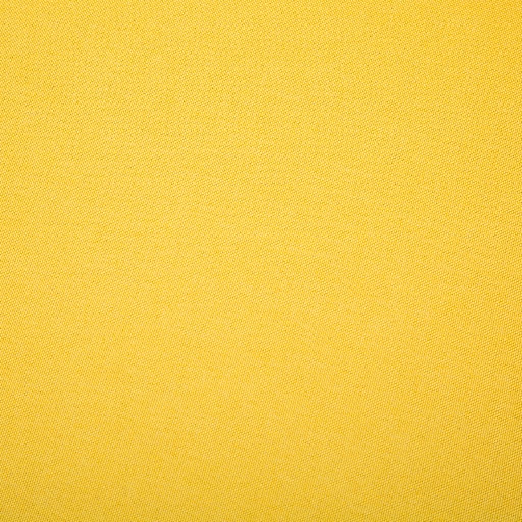 vidaXL Sofá em tecido c/ forma de L 186x136x79 cm amarelo