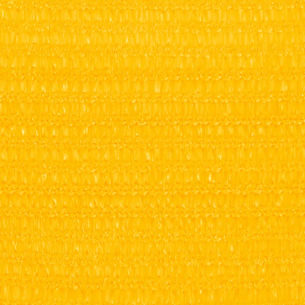 vidaXL Para-sol estilo vela 160 g/m² 2,5x4 m PEAD amarelo