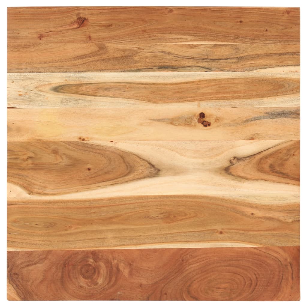 vidaXL Mesa de bistrô quadrada 70x70x75 cm madeira de acácia maciça