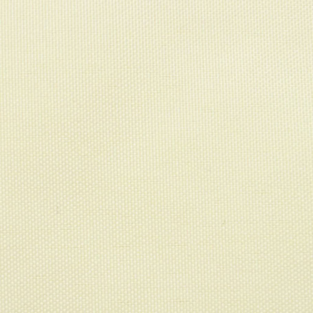 vidaXL Para-sol estilo vela tecido oxford retangular 2x3,5 m cor creme