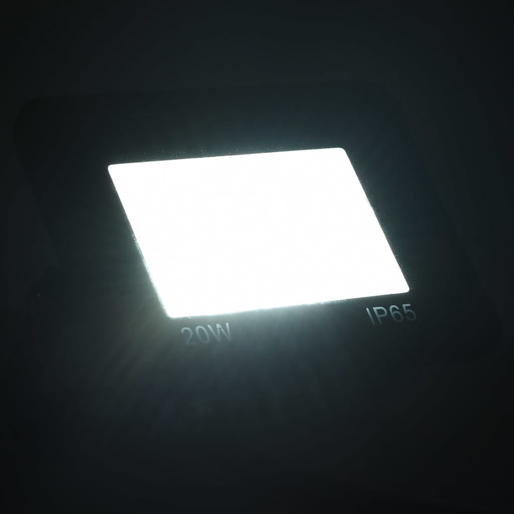 vidaXL Projetor c/ iluminação LED 20 W branco frio
