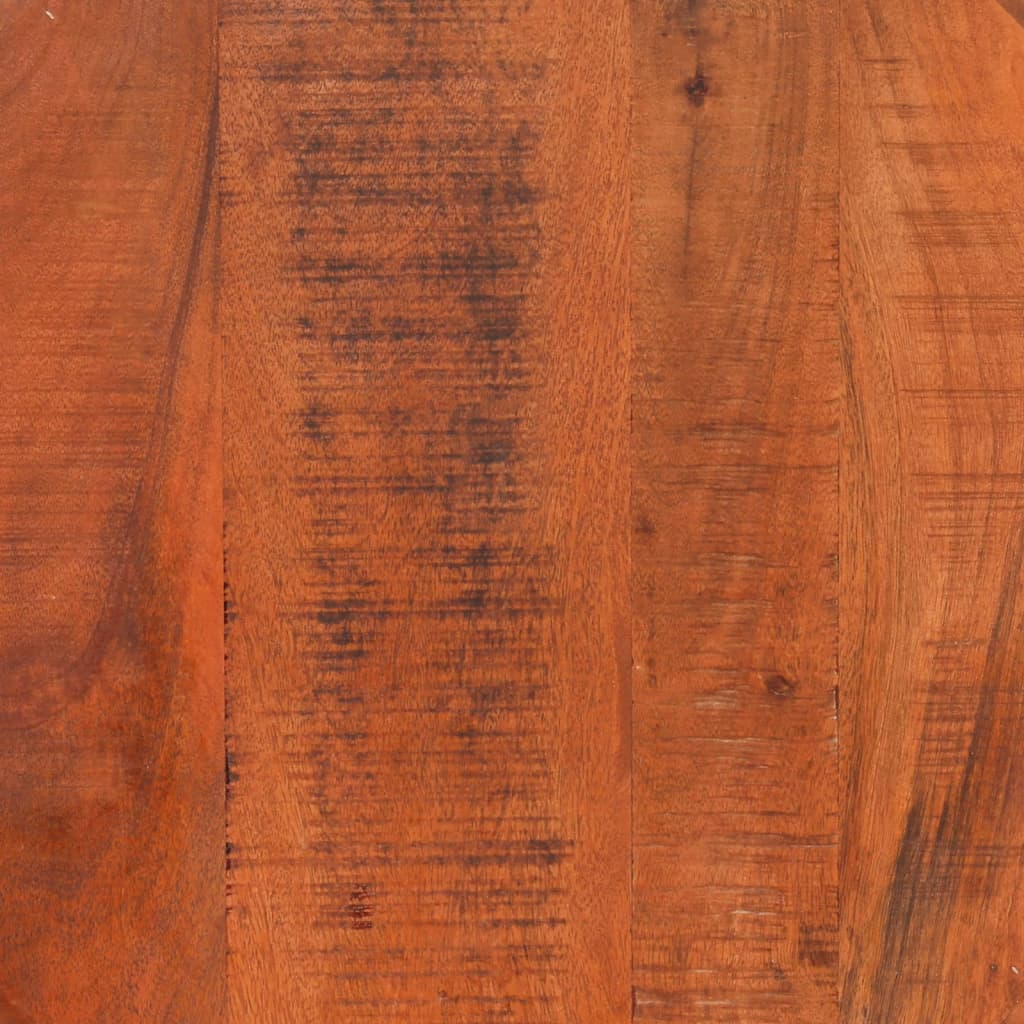 vidaXL Mesa de centro Ø 52x30 madeira de mangueira áspera maciça