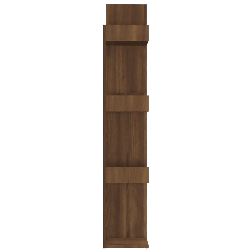 vidaXL Estante 86x25,5x140 cm derivados de madeira carvalho castanho