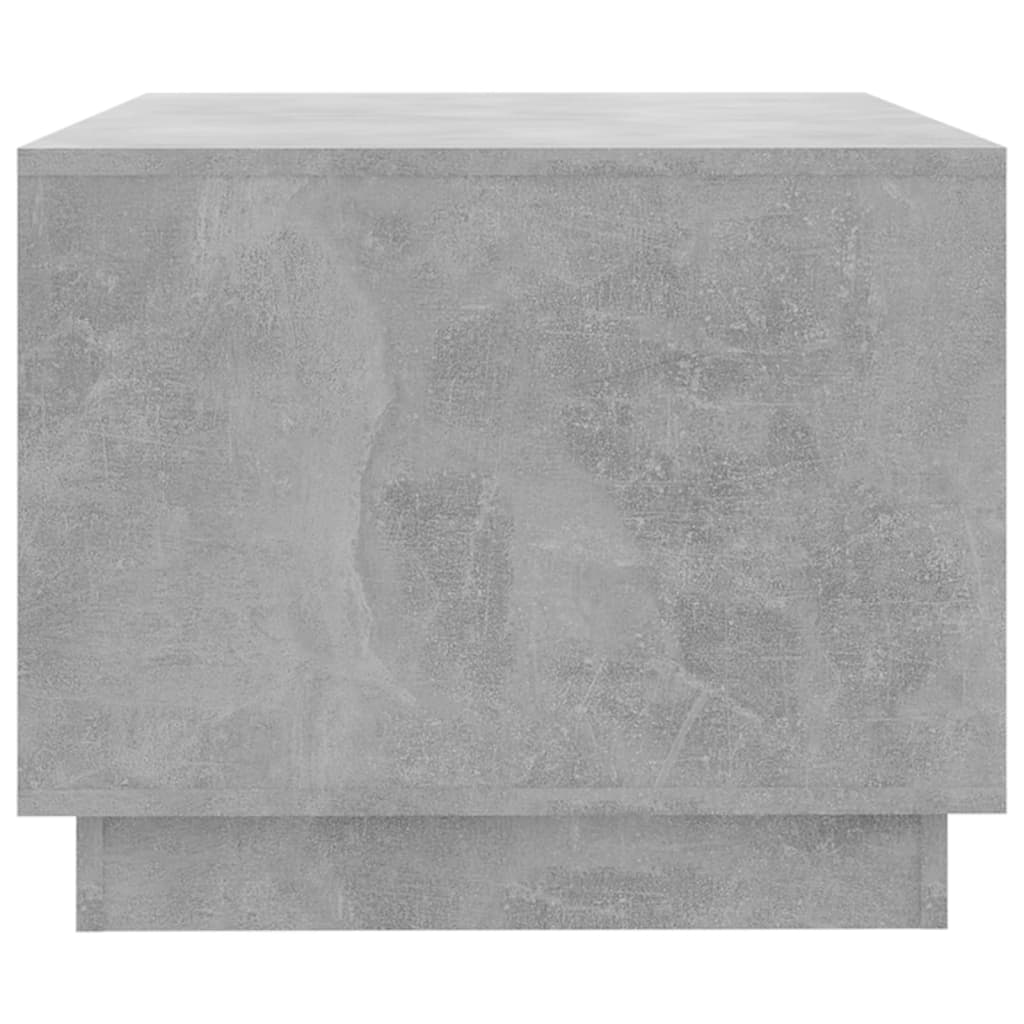 vidaXL Mesa de centro 102,5x55x44 cm contraplacado cinzento cimento