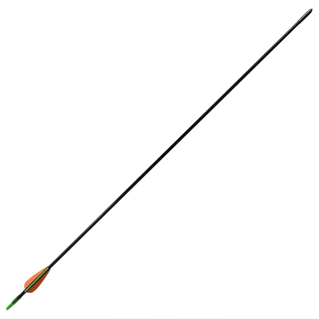 Flechas para arco recurvo padrão 12 pcs 30" 0,6 cm fibra de vidro