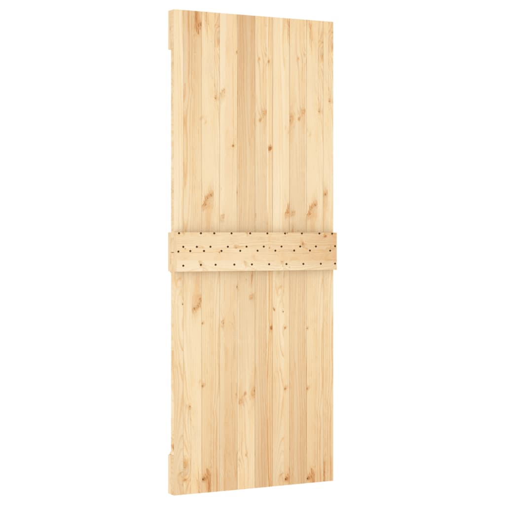 vidaXL Porta NARVIK 80x210 cm madeira de pinho maciça