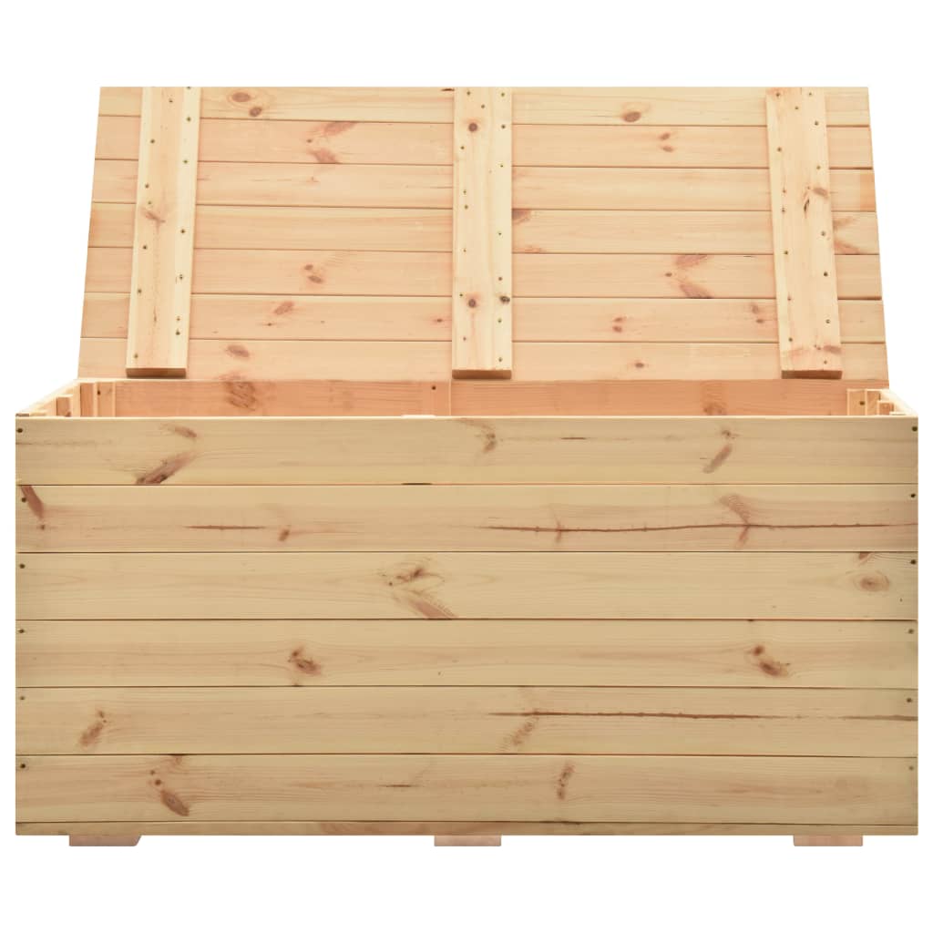 vidaXL Caixa de arrumação 120x63x60 cm madeira de pinho maciça