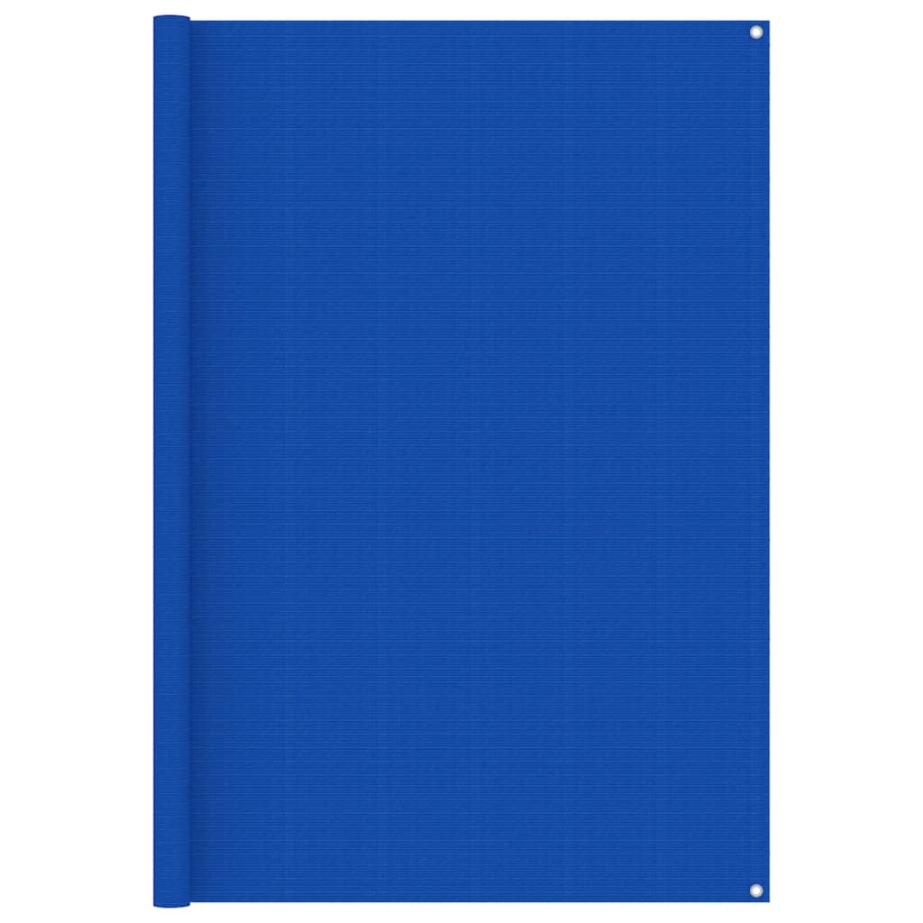 vidaXL Tapete de campismo para tenda PEAD 200x400 cm azul