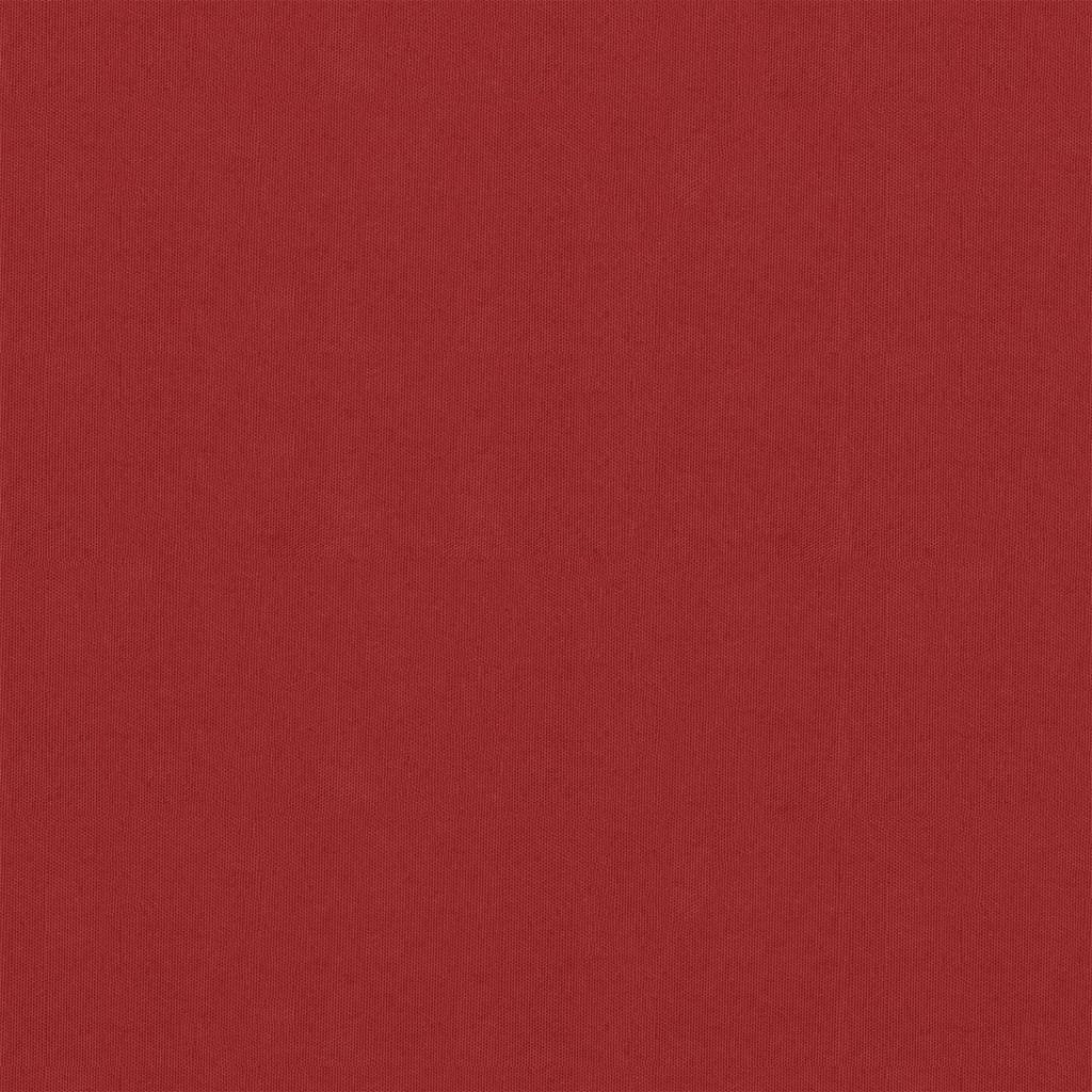 vidaXL Tela de varanda 75x300 cm tecido Oxford vermelho