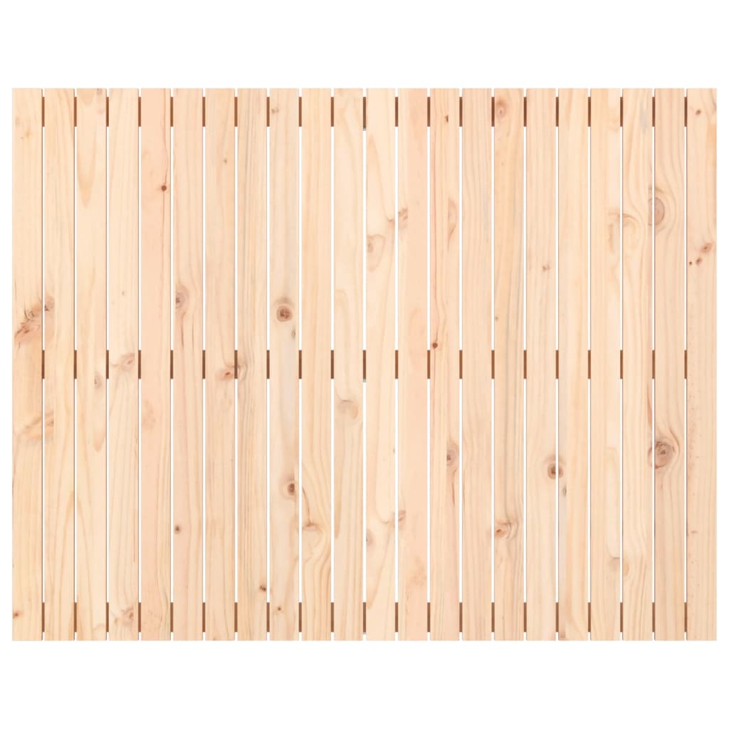 vidaXL Cabeceira de parede 140x3x110 cm madeira de pinho maciça