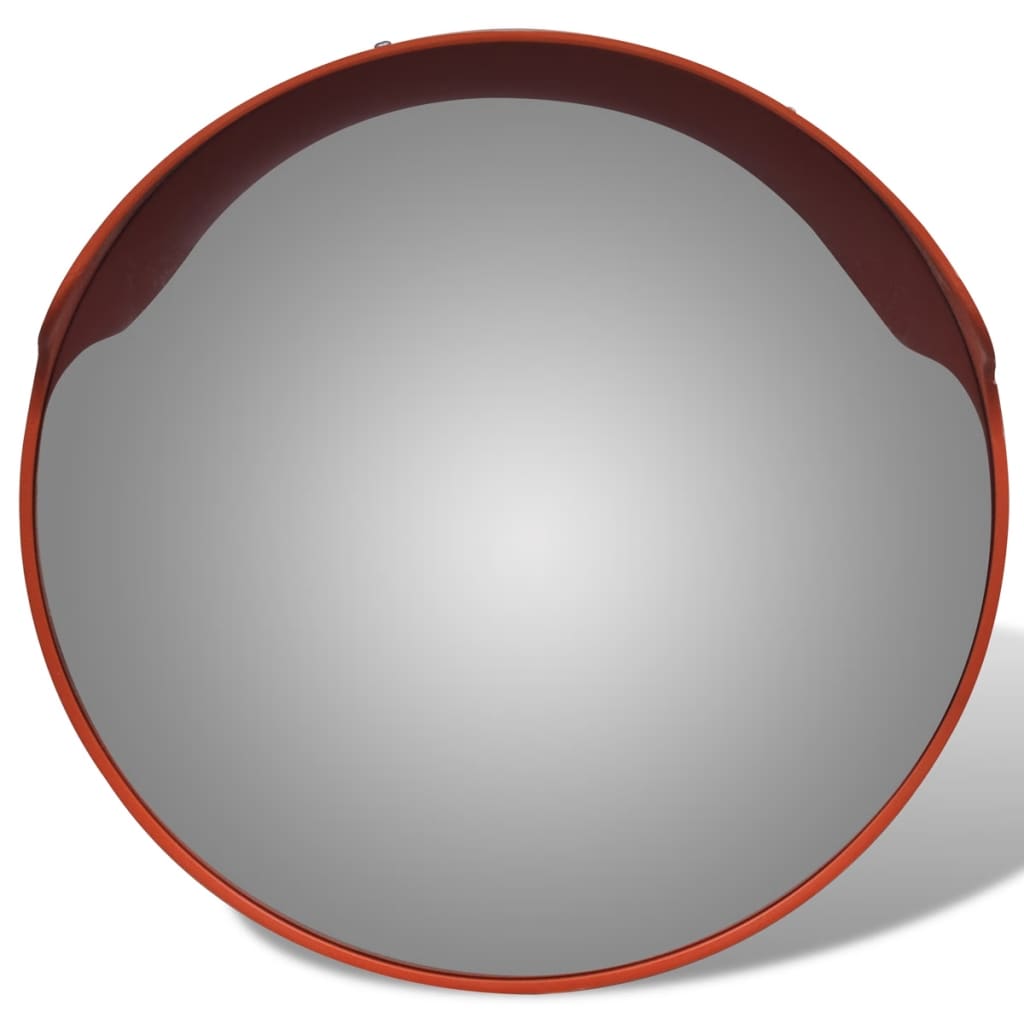 Convex Espelho de trânsito para exterior 45 cm policarbonato laranja