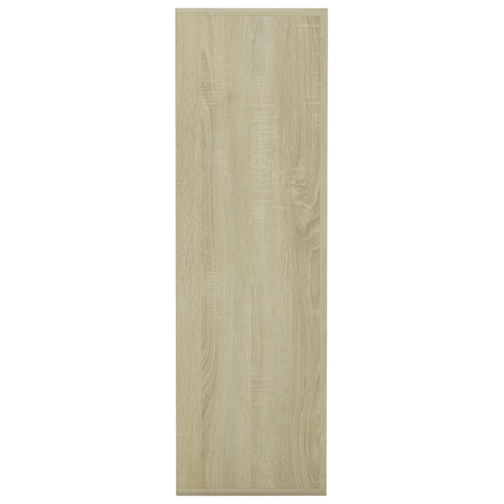 vidaXL Estante 98x29x97,5cm derivados madeira branco e carvalho sonoma
