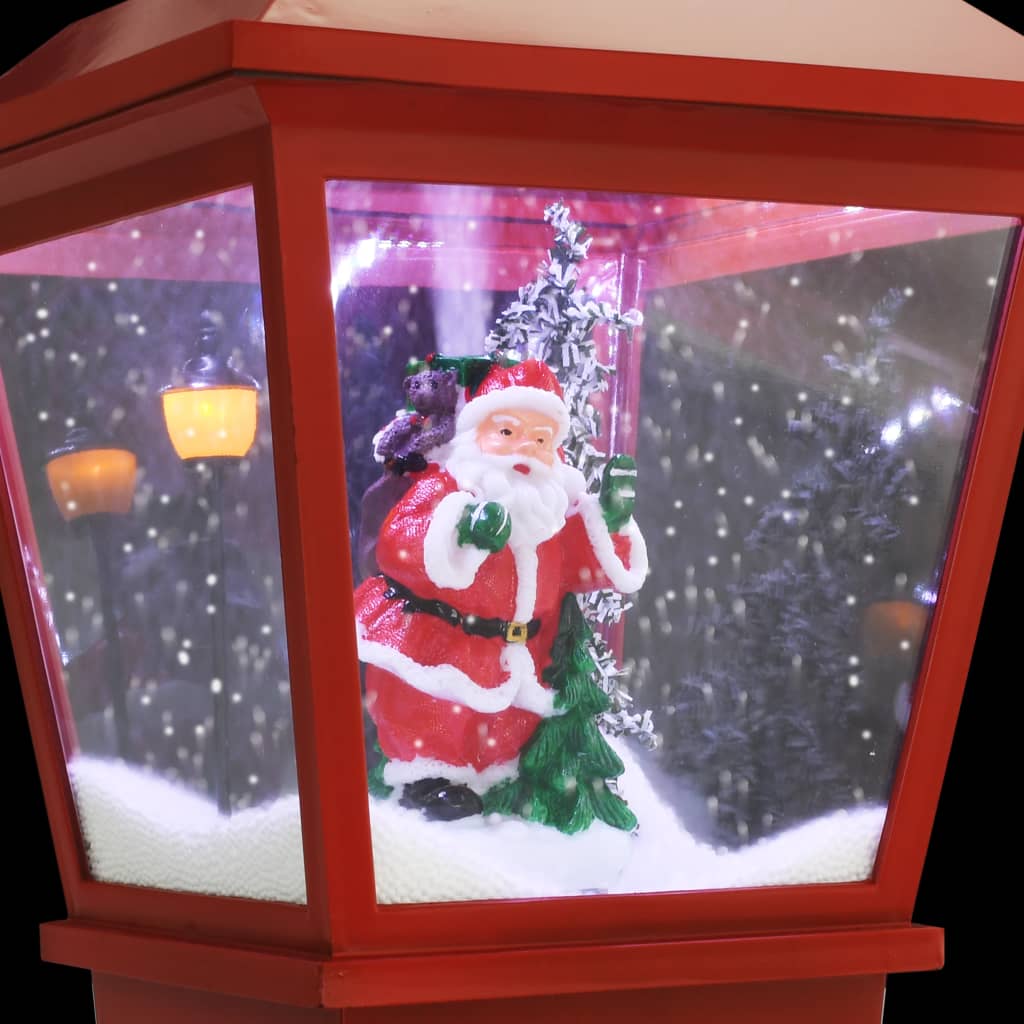 vidaXL Candeeiro pedestal natalício com Pai Natal 64 cm LED