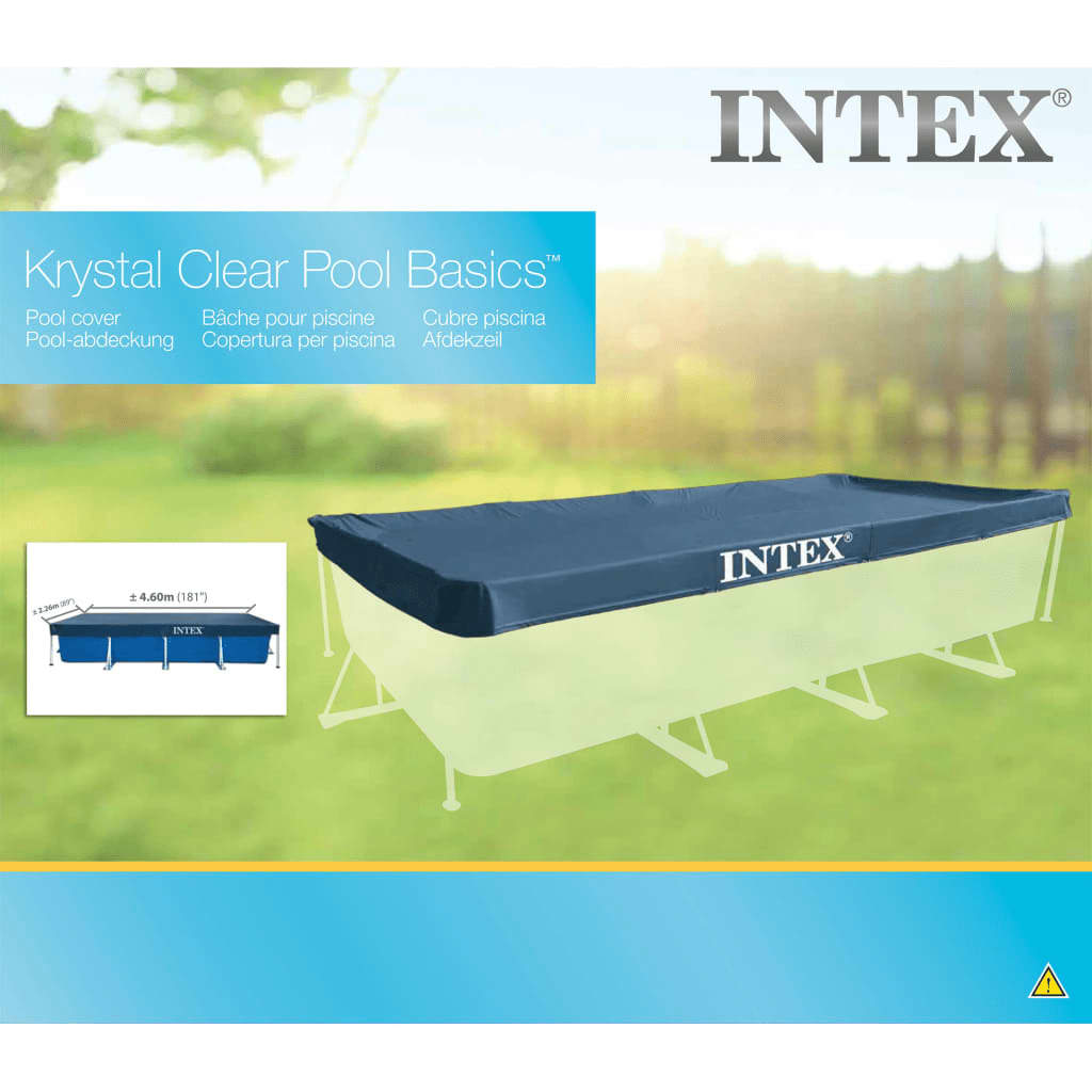 Intex Cobertura para piscinas retangular 450x220 cm 28039