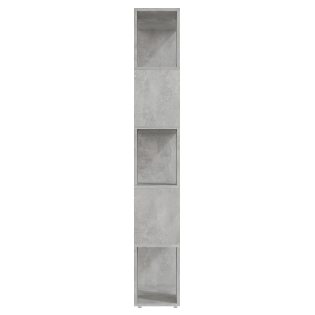 vidaXL Estante/divisória 60x24x155 cm cinzento cimento