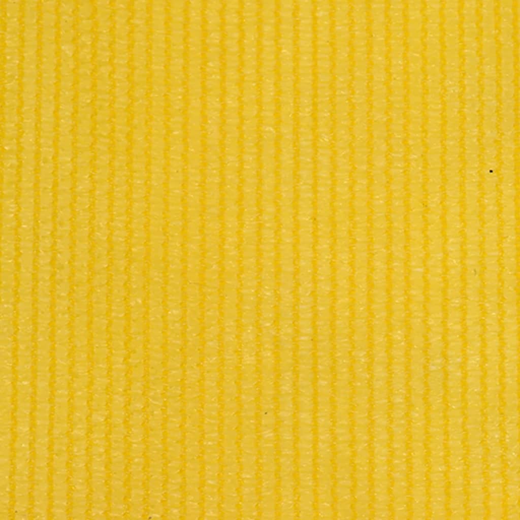 vidaXL Estore de rolo para exterior PEAD 60x140 cm amarelo