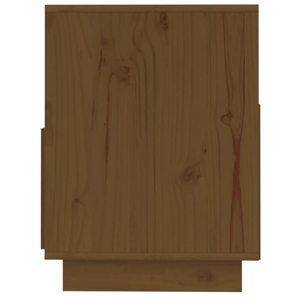 vidaXL Móvel de TV 140x37x50 cm madeira de pinho maciça castanho mel