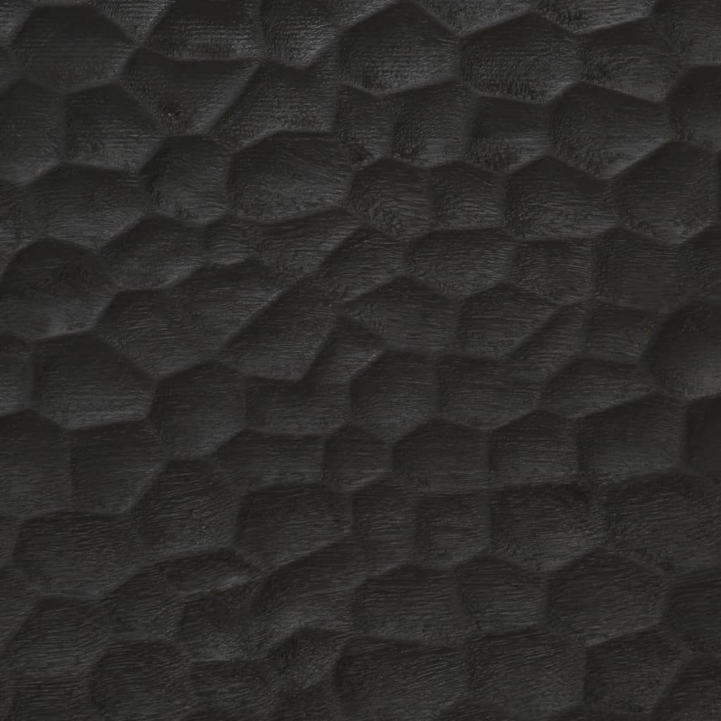 vidaXL Armário de parede para WC 38x33x48 cm mangueira maciça preto