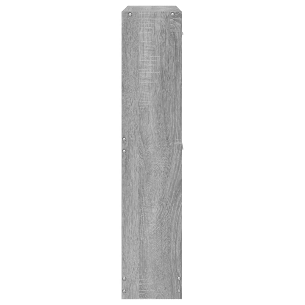 vidaXL Sapateira 59x17x81 cm derivados de madeira sonoma cinza