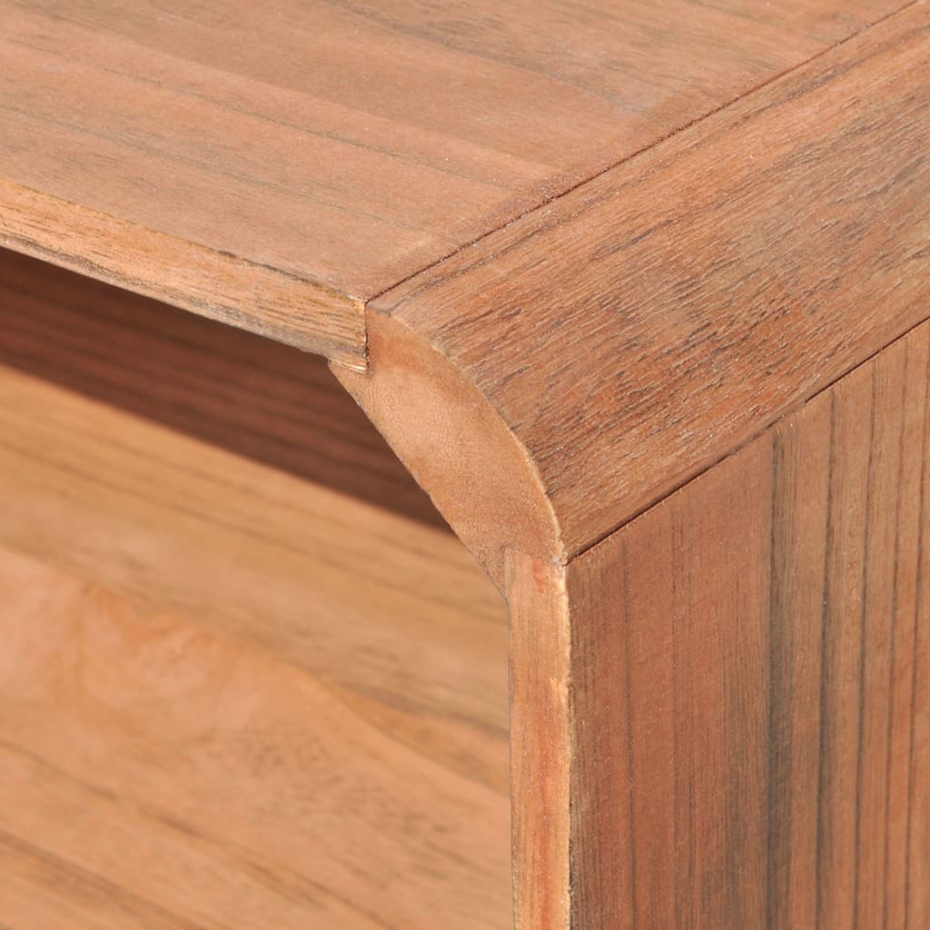 vidaXL Mesa de centro 90x55,5x38,5cm madeira paulownia maciça castanho