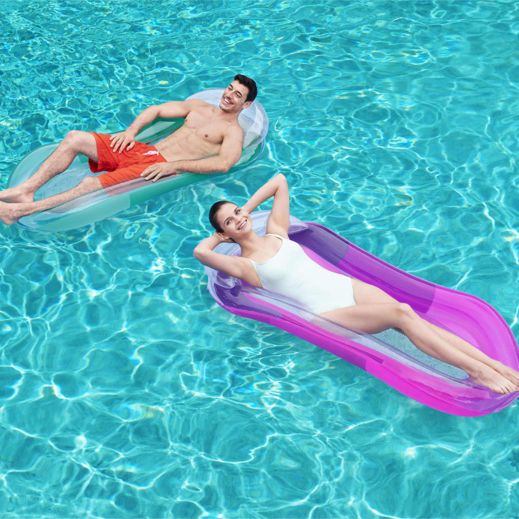 Bestway Espreguiçadeira/colchão insuflável p/ piscina Aqua Lounge