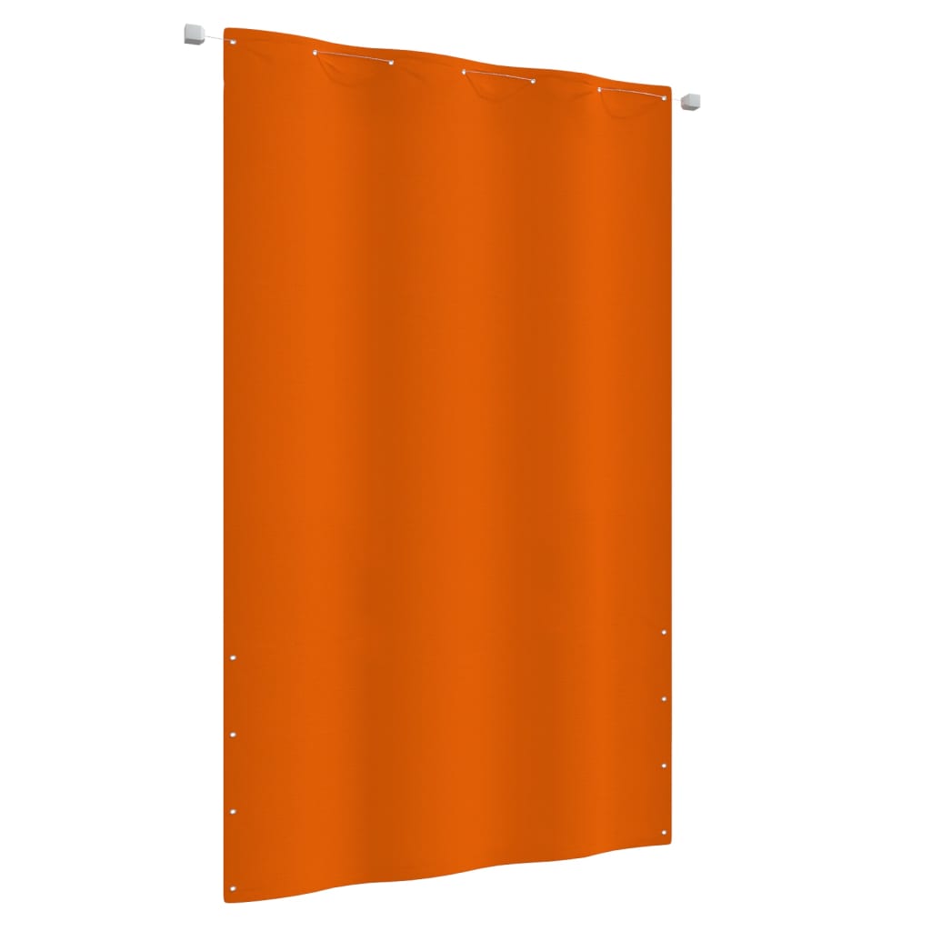 vidaXL Tela de varanda 140x240 cm tecido oxford laranja