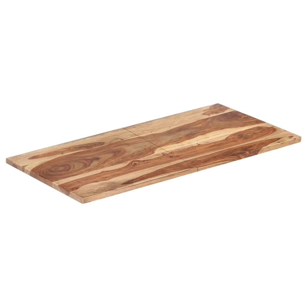 vidaXL Tampo de mesa madeira de sheesham maciça 25-27 mm 60x140 cm