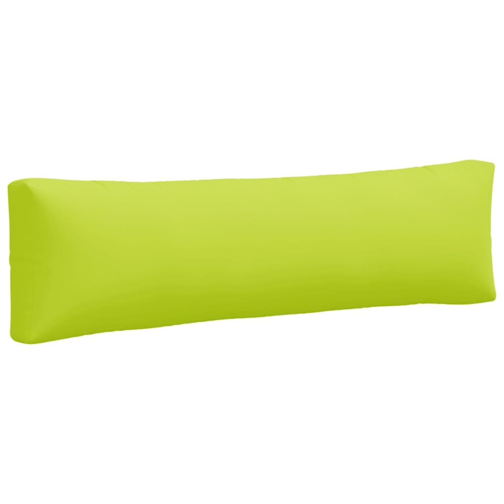 vidaXL Almofadões para móveis de paletes 2 pcs tecido verde brilhante
