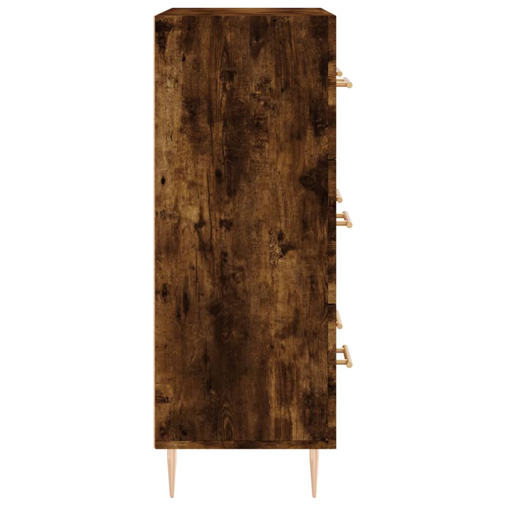 vidaXL Aparador 69,5x34x90 cm derivados de madeira cor carvalho fumado