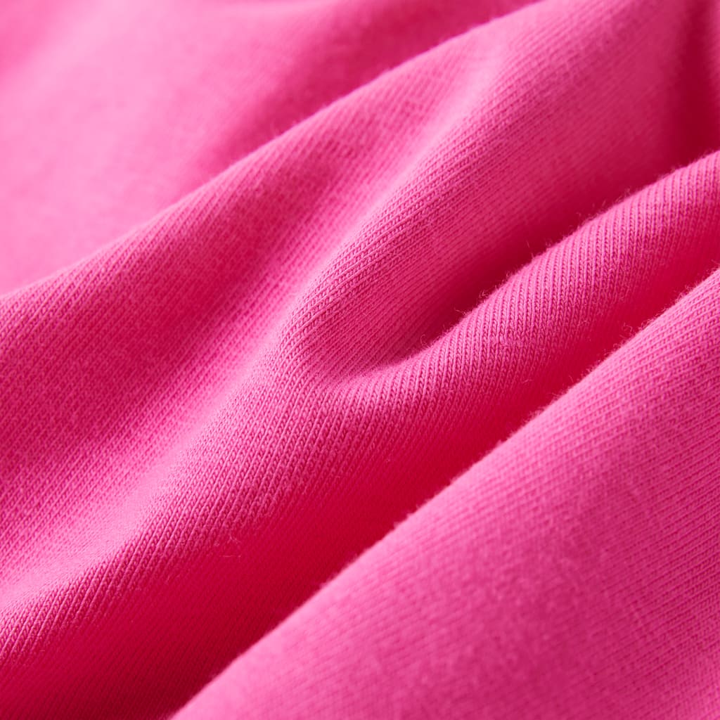 T-shirt de manga curta para criança rosa-escuro 92