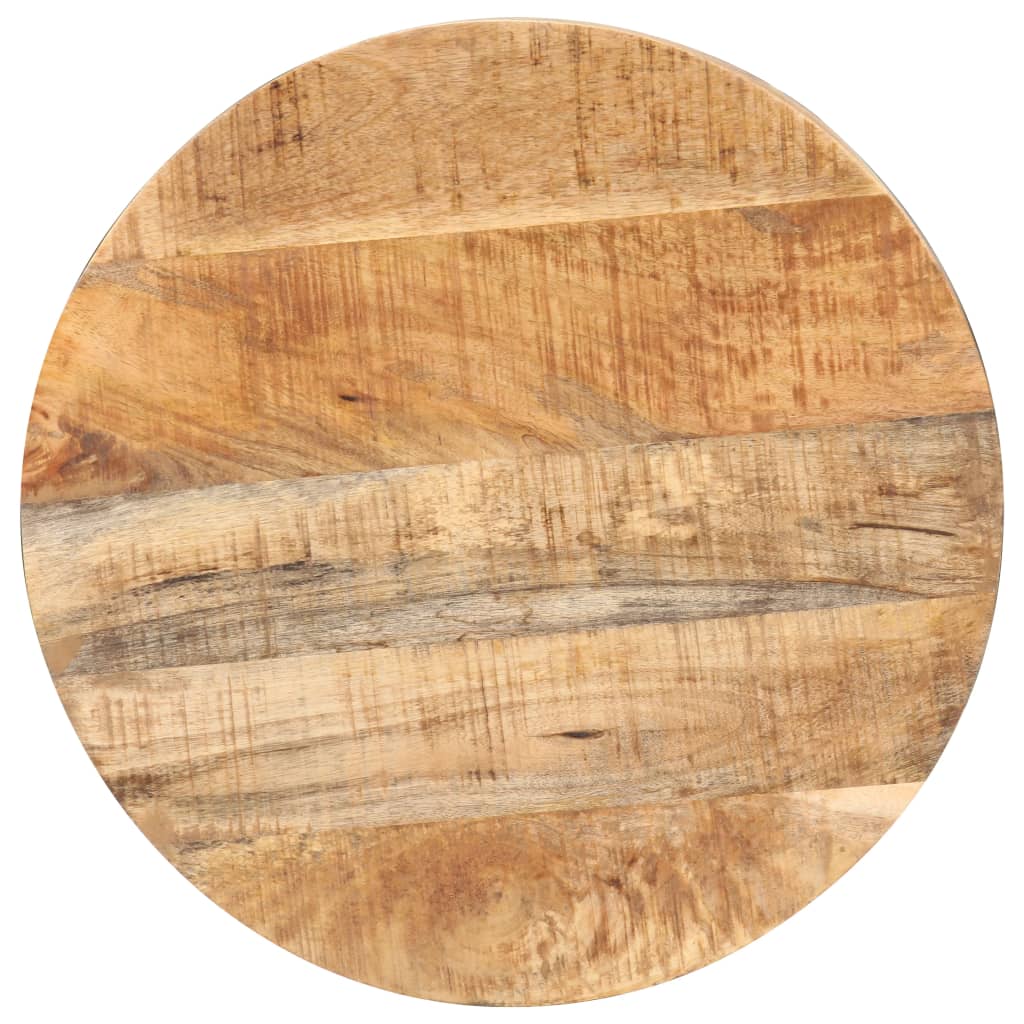 vidaXL Mesa de bistrô redonda Ø50x75 cm madeira de mangueira áspera