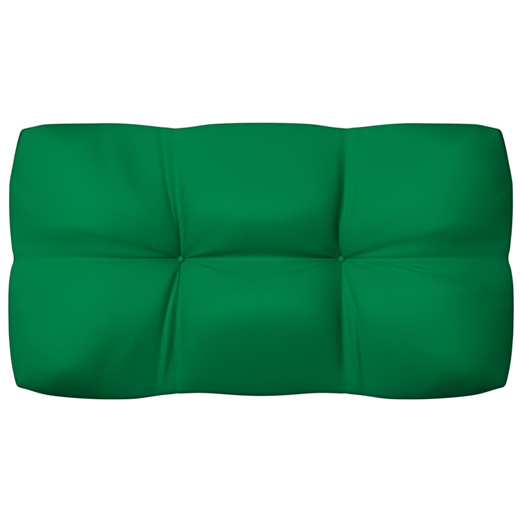 vidaXL Almofadões para sofás de paletes 7 pcs verde