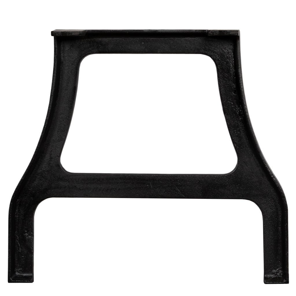 vidaXL Pernas para mesa de centro 2 pcs estrutura em A ferro fundido