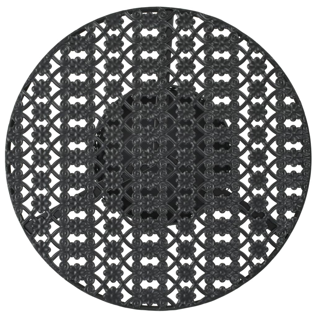 vidaXL Mesa bistrô 40x70 cm metal preto