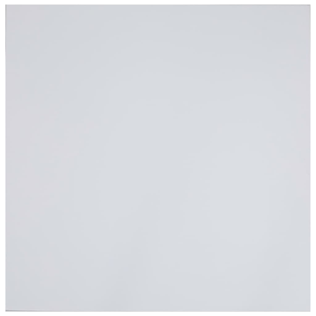 vidaXL Mesa de jantar 80,5x80,5x73 cm MDF cor branco e carvalho