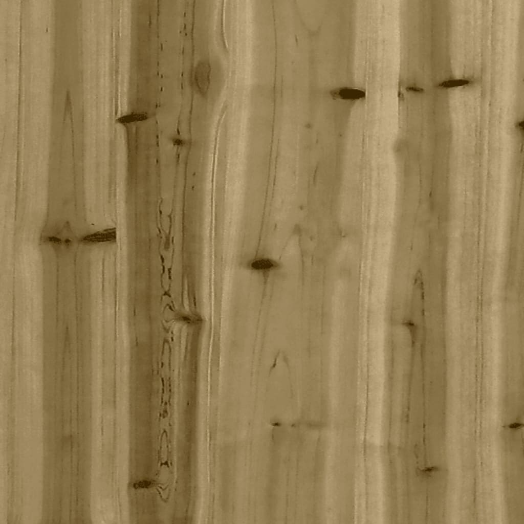 vidaXL Sofá de centro com almofadões madeira de pinho impregnada