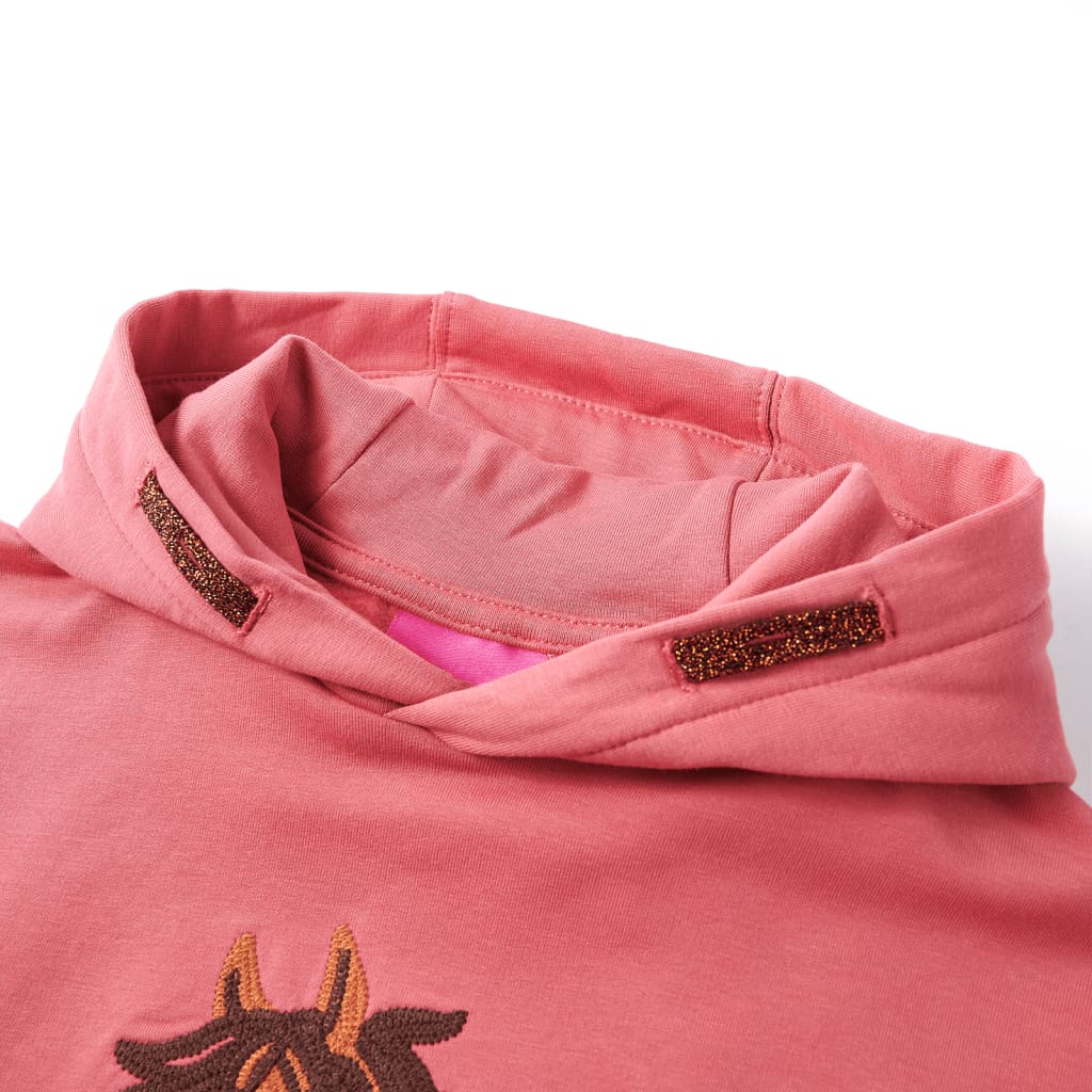 Sweatshirt para criança rosa-velho 92
