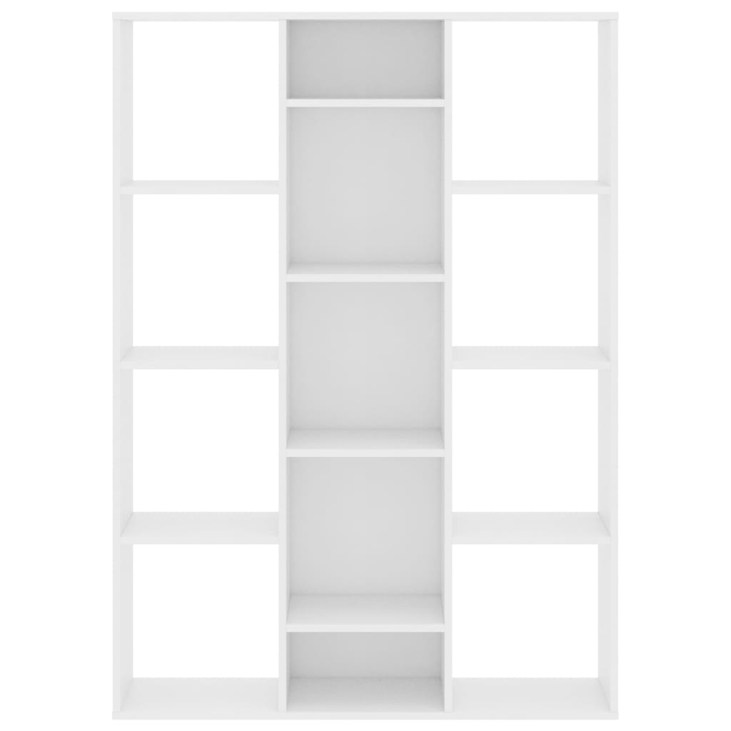 vidaXL Divisória/estante 100x24x140 cm contraplacado branco