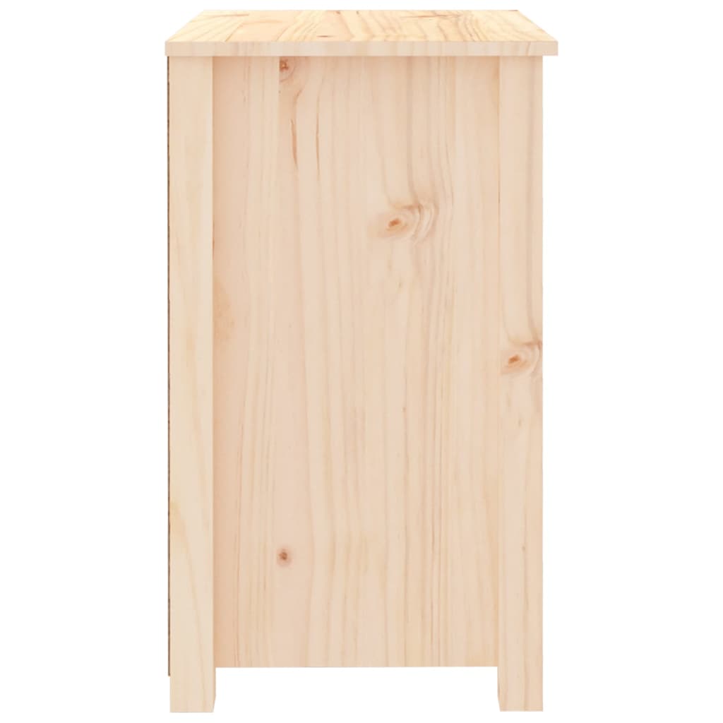 vidaXL Mesas de cabeceira 2 pcs 50x35x61,5 cm madeira de pinho maciça