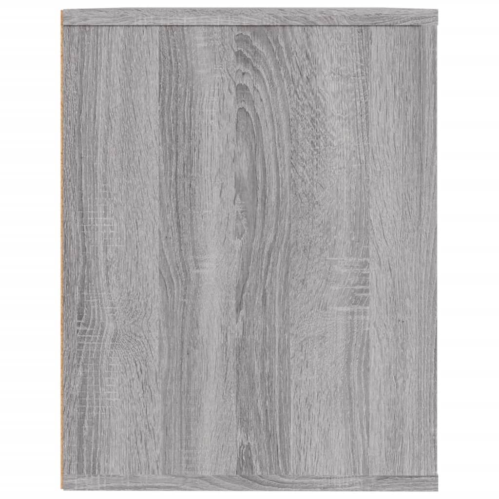 vidaXL Sapateira 75x35x45 cm derivados de madeira cinzento sonoma