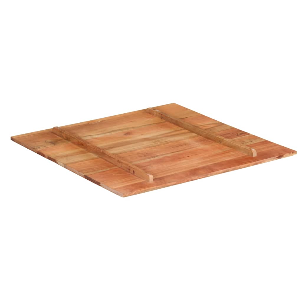 vidaXL Tampo de mesa madeira de acácia maciça 15-16 mm 80x80 cm