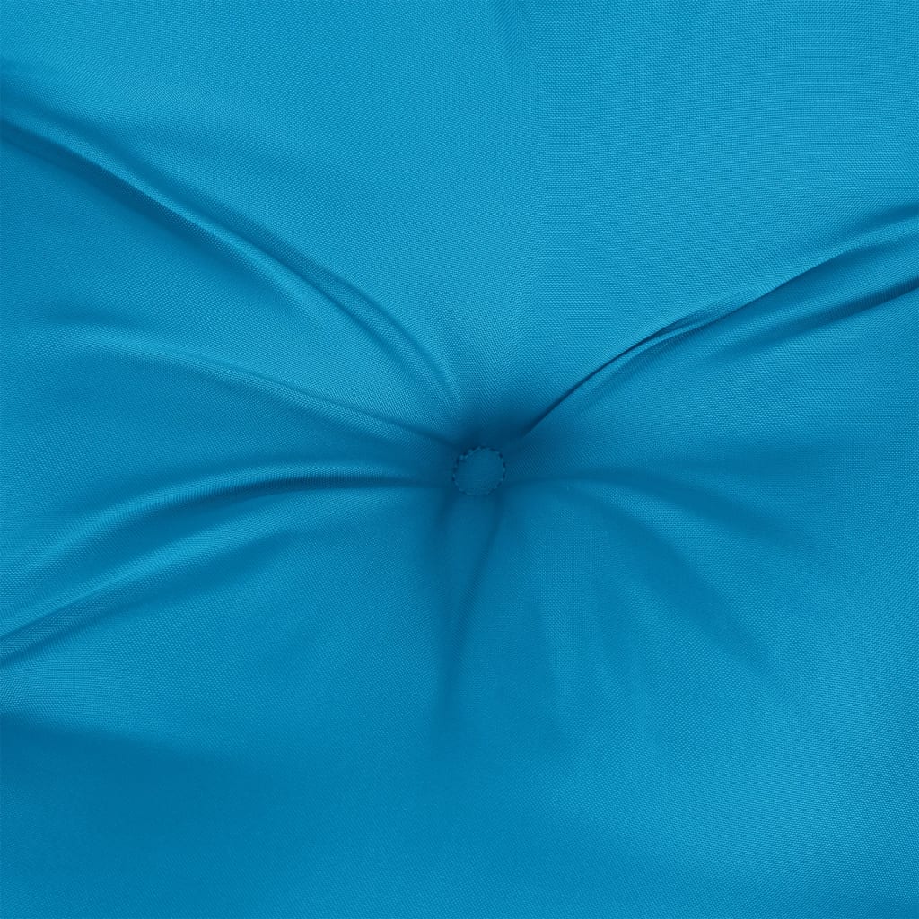 vidaXL Almofadão paletes 60x40x12 cm tecido azul