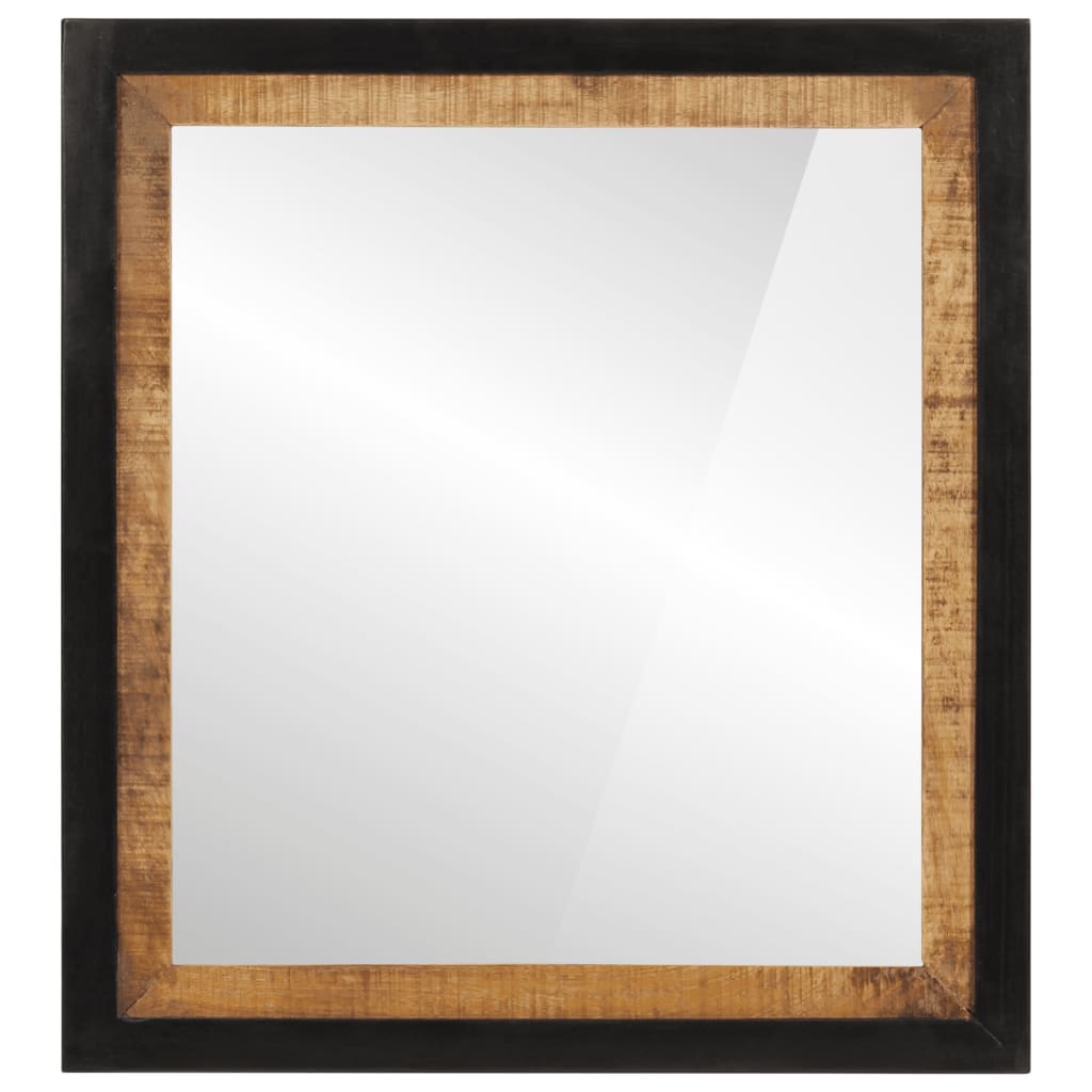 vidaXL Espelho de casa de banho 55x1x60 cm vidro e mangueira maciça