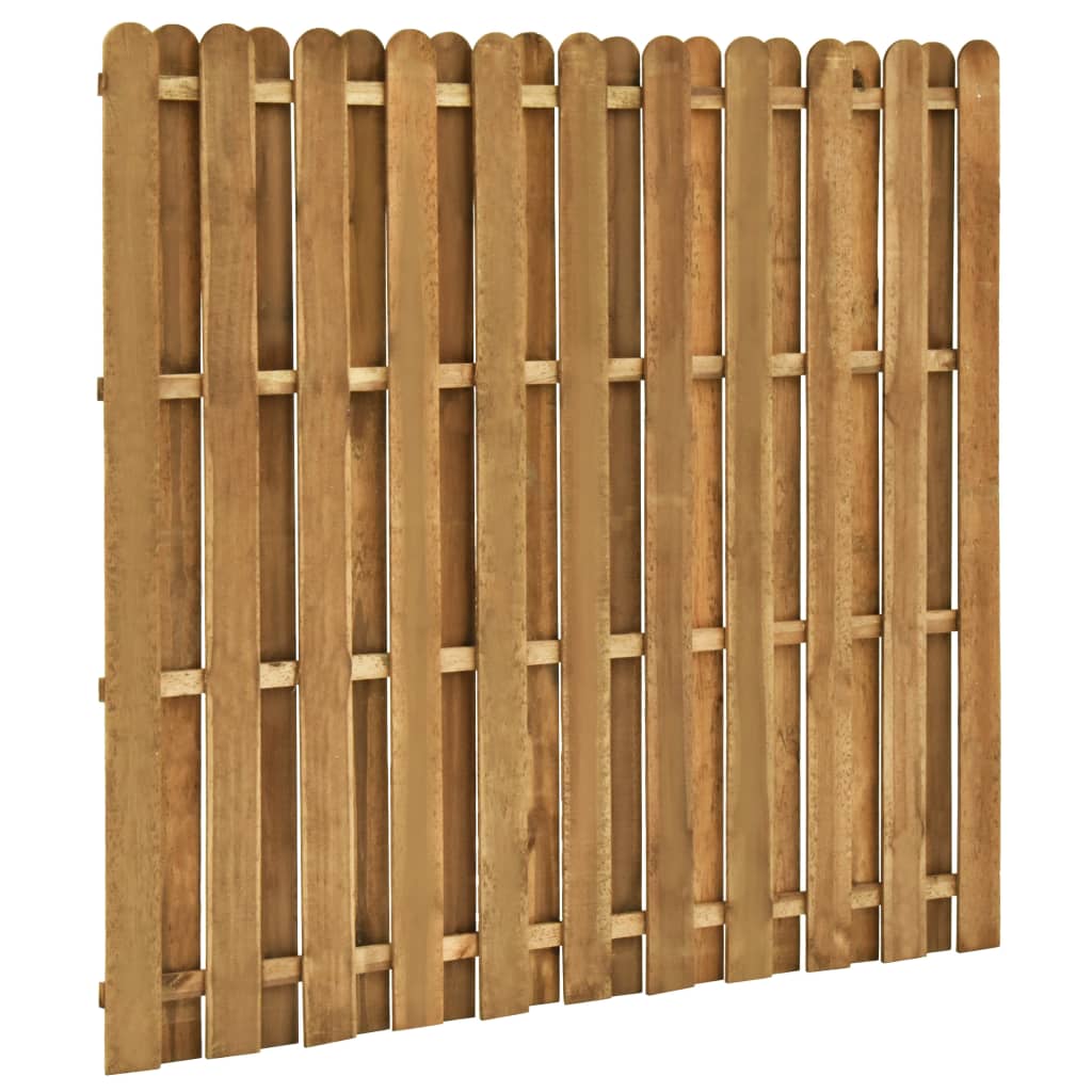 vidaXL Painel de vedação em madeira de pinho 180x170 cm