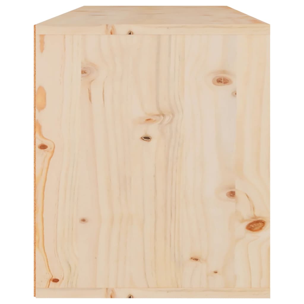 vidaXL Armário de parede 80x30x35 cm madeira de pinho maciça