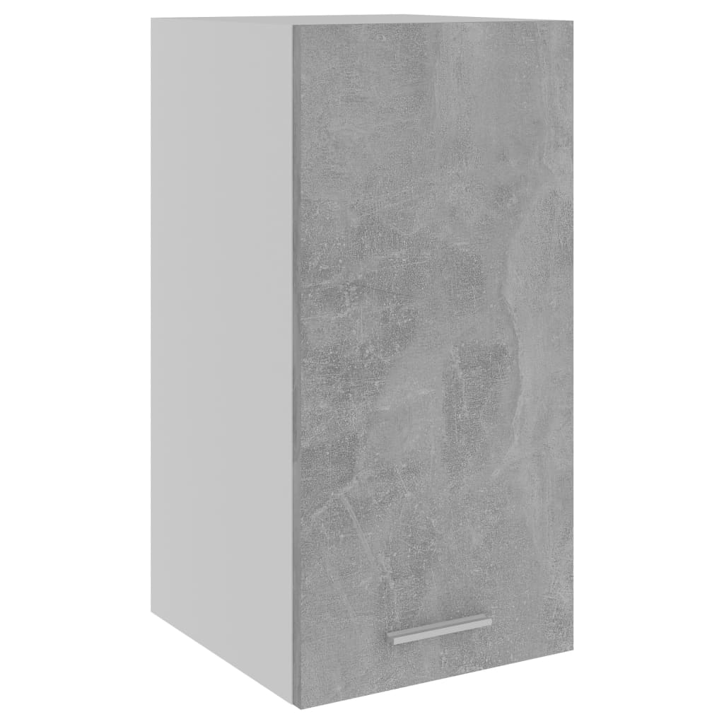 vidaXL Armário de parede 29,5x31x60 cm contraplacado cinza cimento