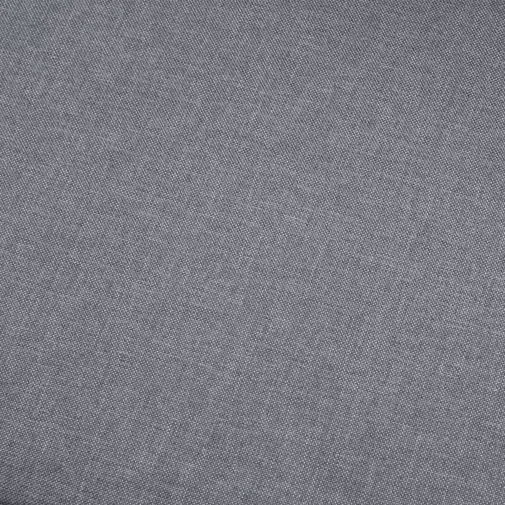 vidaXL Sofá de 3 lugares em tecido cinzento-claro
