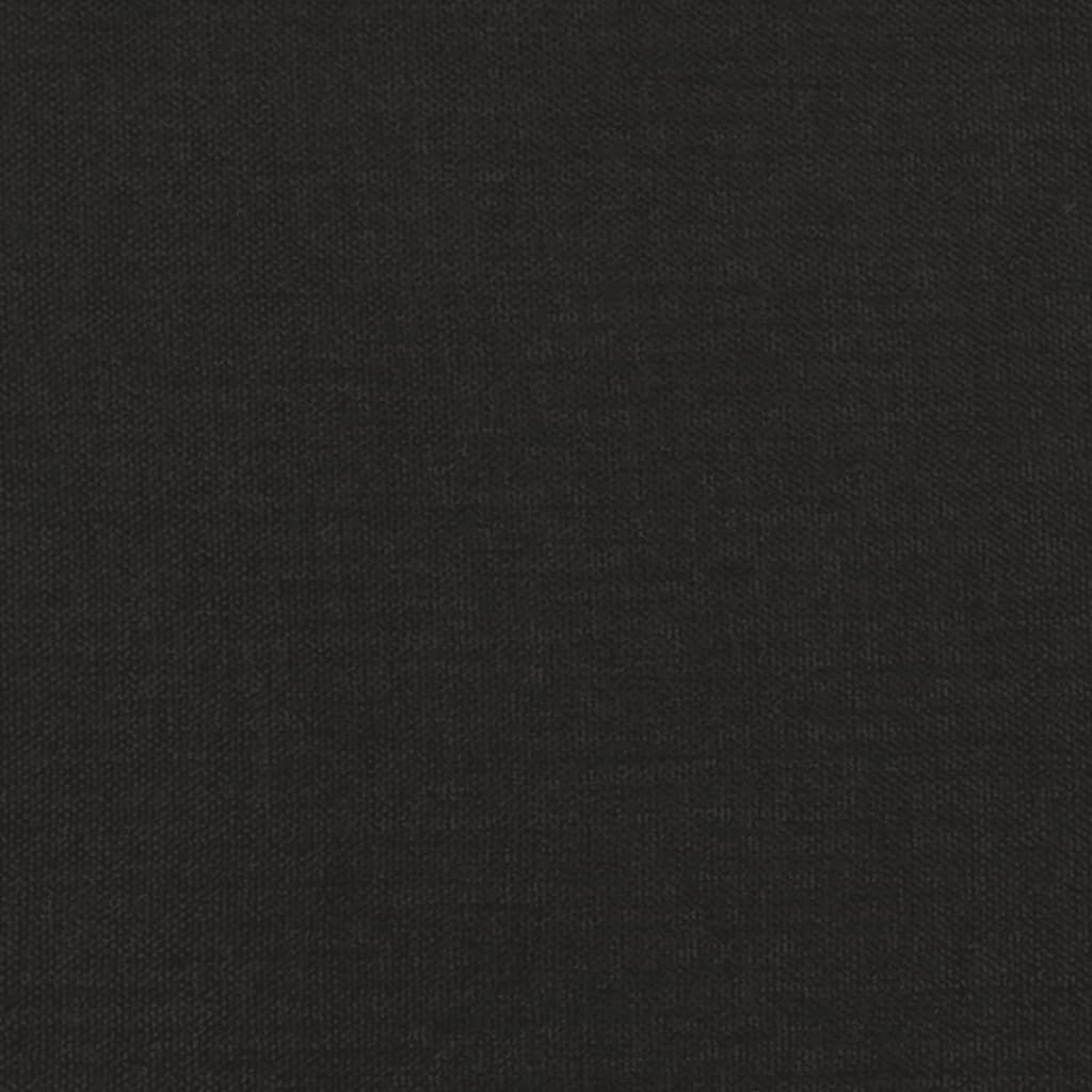 vidaXL Apoio de pés 45x29,5x35 cm tecido/couro artificial preto