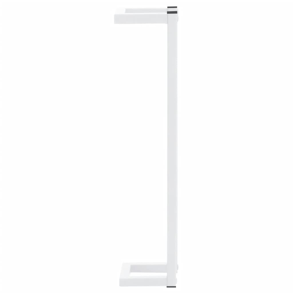 vidaXL Toalheiro 12,5x12,5x60 cm aço branco