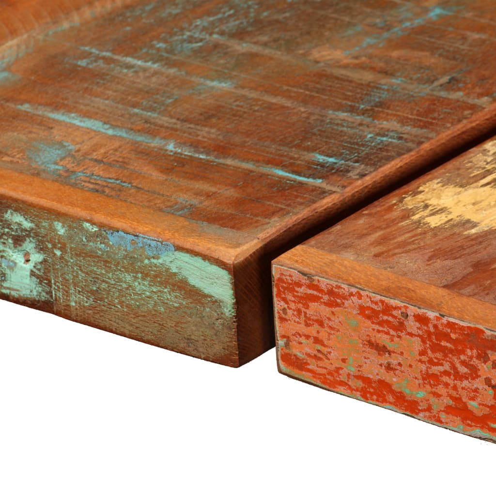 vidaXL Mesa de bar em madeira reciclada maciça 150x70x107 cm